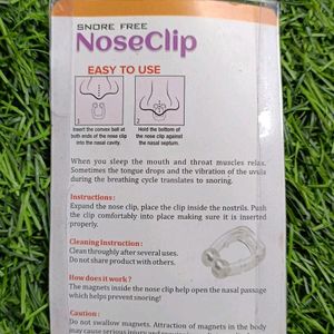 Anti Snoring Noseclip 2pcs