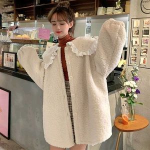 Price Drop Peter Pan Collar Teddy Jacket