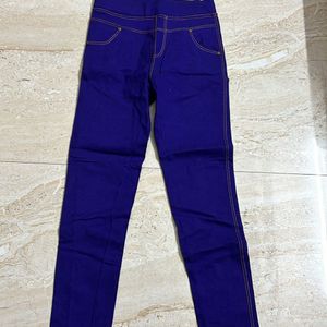 Blue Skinny Jeggings