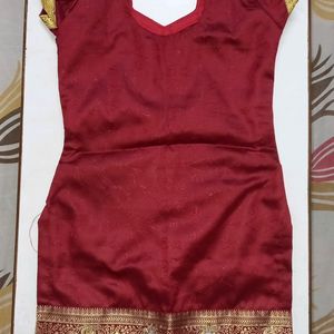 ♥️ New Maroon Kurti For Girls Upto 6 Years