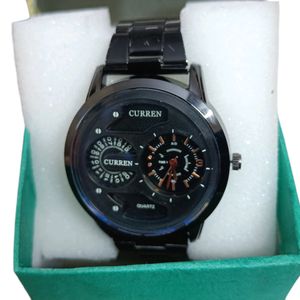 Stainless Steel Black Men's Watch