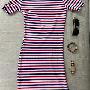 H&M 90s Striped Dress