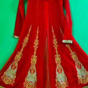 Red Party Wear Gown