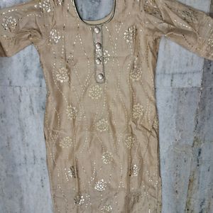 CREAM KURTA