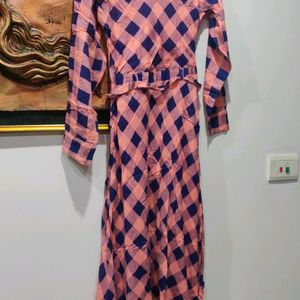 Brand New Unused Checkered Maxi Dress