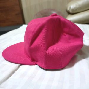 Hot Pink Flip Cap Hat