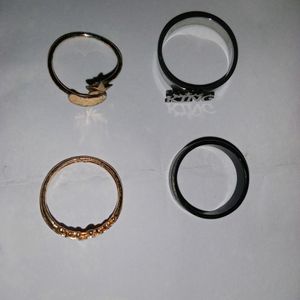 4 Finger Rings