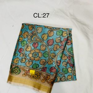 Printed Jute Cotton Jari