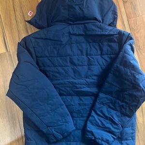 Brand new Mens jacket blue colour with hood