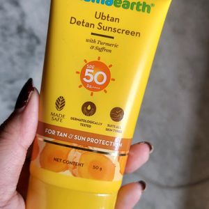 Mamaearth Ubtan Detan Sunscreen