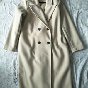 Beige Overcoat