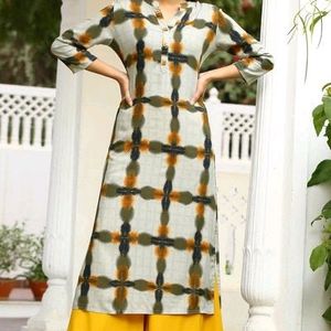 Kurti With Palazzo Pant XXL ( Multi)