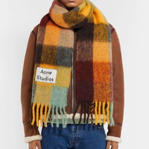 Acne Studios Mohair Checked Scarf