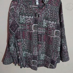 Printed Nepali Top