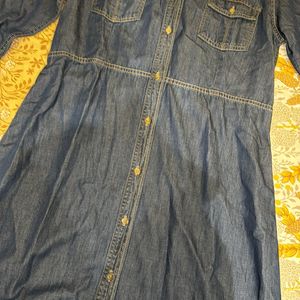 Denim Shirt Style Dress