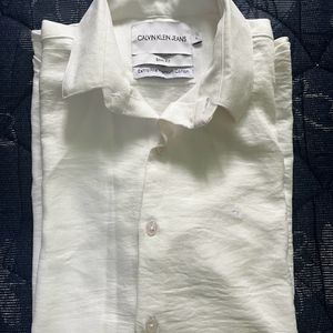 New Unused White Premium Shirt