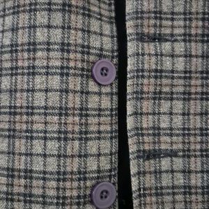 Checked Waist Coat