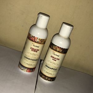 Keratin Shine Hair Shampoo + Conditioner