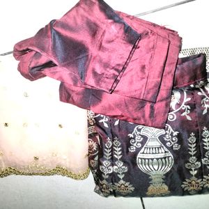 Maroon Lehnga Choli