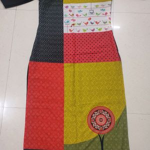 Digital Print Branded Kurti M Size With Freebie