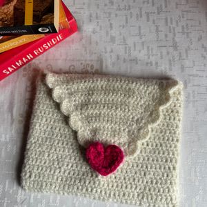 Love Letter Book Sleeve with scalloped edges