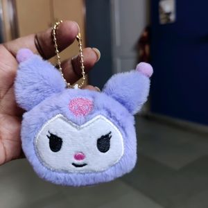 Kuromi Plush Keycharm