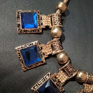 Blue Diamond Jewellery Set