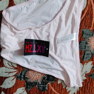 Soft Silk Baby Pink Brief For Women /Panty