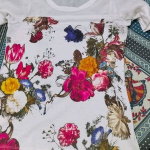 Flower Print Tshirt