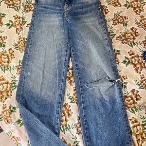 zara staight fit jeans