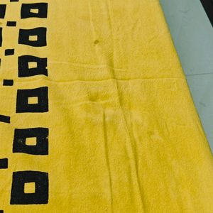 Yellow Double BedSheet