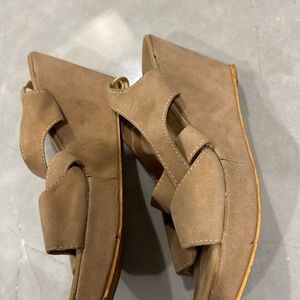 Beige Wedges