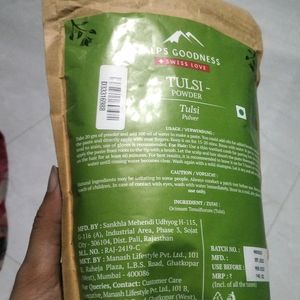 Free Bag with Alps Goodness Tulsi Powder