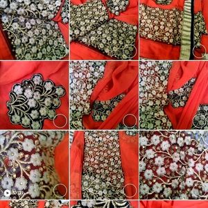 Heavywork Partywear Bootawork Saree✨💕💐