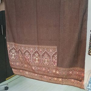 Brown Pashmina Suit