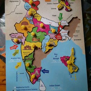 Learning Map Puzzle For Kids