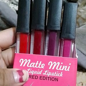 Matte Mini Liquid Lipstick Red Edition