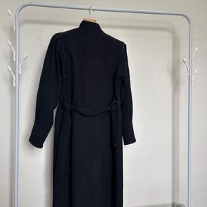 Black Long Vintage Coat