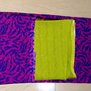 Unstitched Dress Material Of Top, Bottom & Dupatta