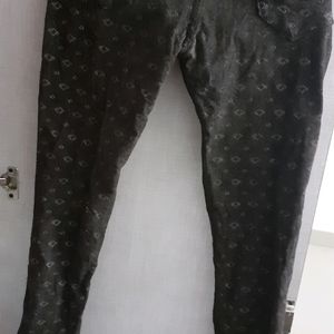 Sunday Offer- brown Color Printed Trouser