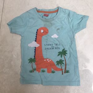 Dino Print T Shirt