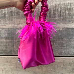 Satin Scrunchie Handbag