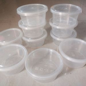 10 Pieces Transparent Small Boxes +Prill Soap