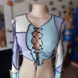 Y2k Butterfly Top