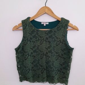 Green Lace Top (Women's)