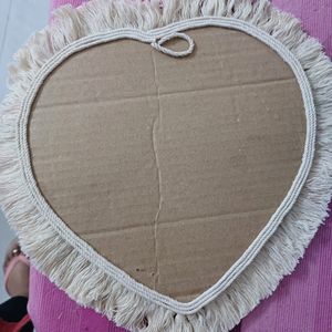 12.5 Inches Heart Mirror