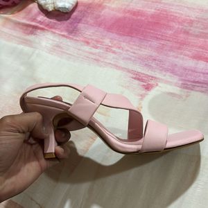 Pink Heel - Size 37 (uk 4 )