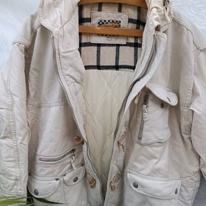 Sherpa off white heavy duty jacket