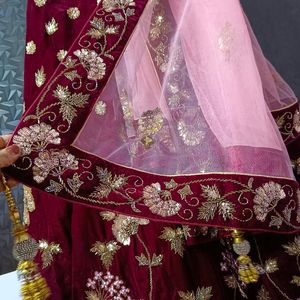 Heavy Hand Work Bridal Lehenga