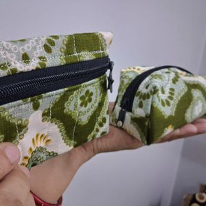 Set of 2 Handmade Pouches